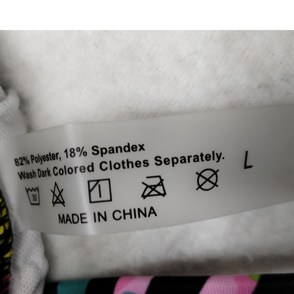 Tropical One-Piece Swimsuit with Adjustable Straps Women's Size L - Picture 5 of 8